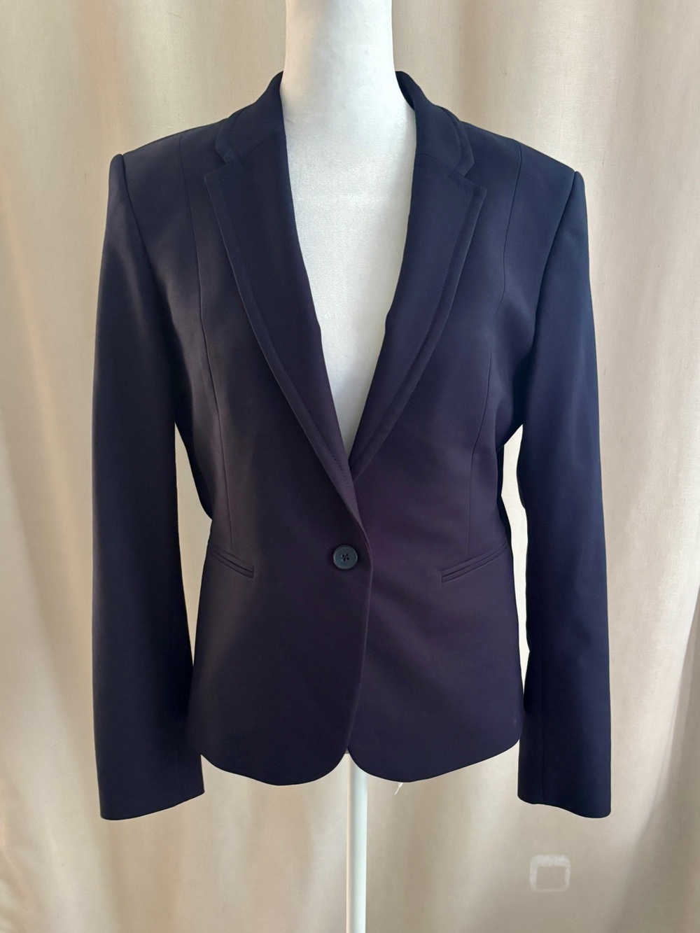 RW&CO Navy Suit — Blazer & Curvy Fit Ankle Pants | 8